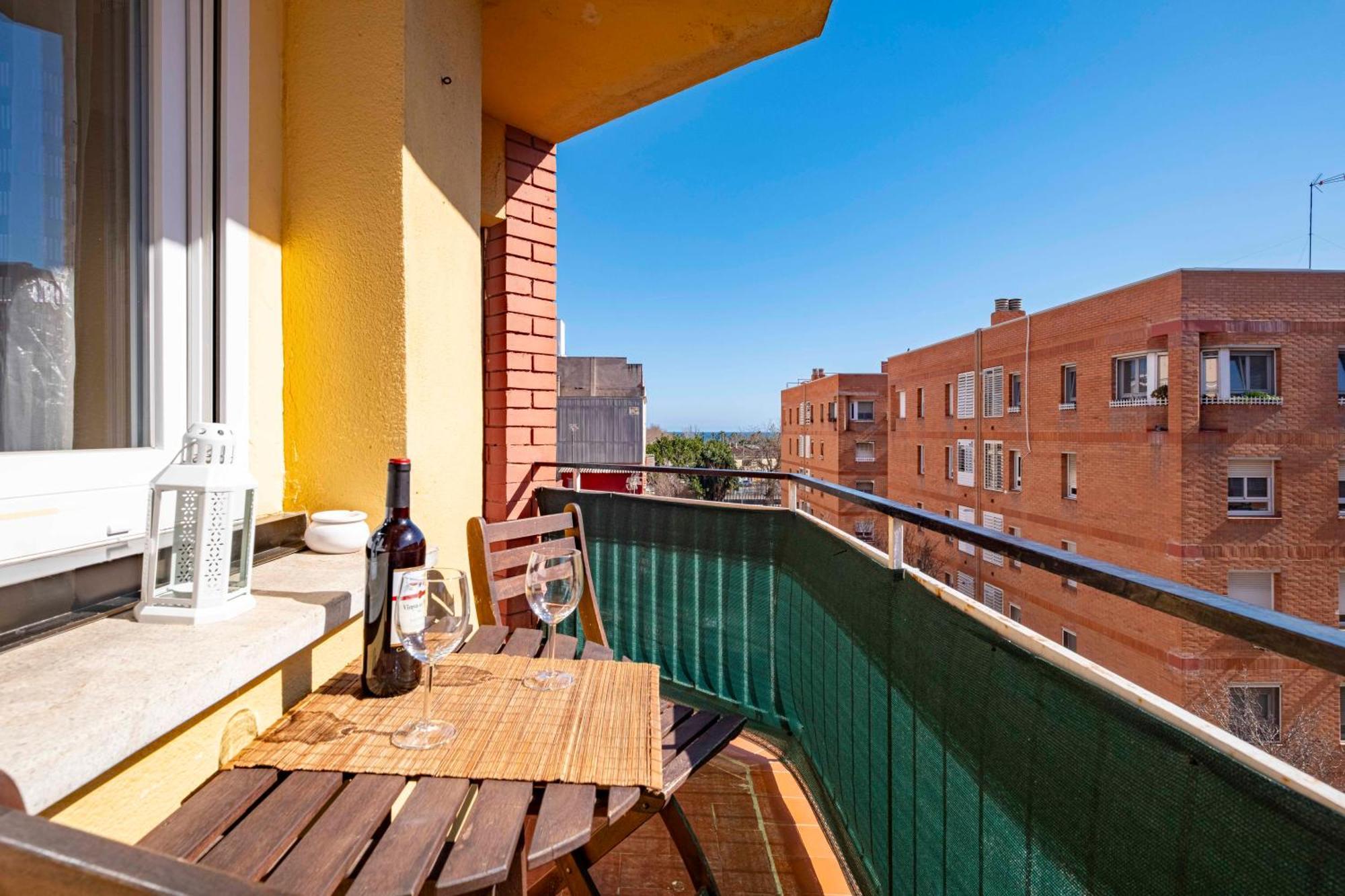 5 Min To The Sea And 15 Min To Barcelona Center Apartment Sant Adria de Besos Exterior foto